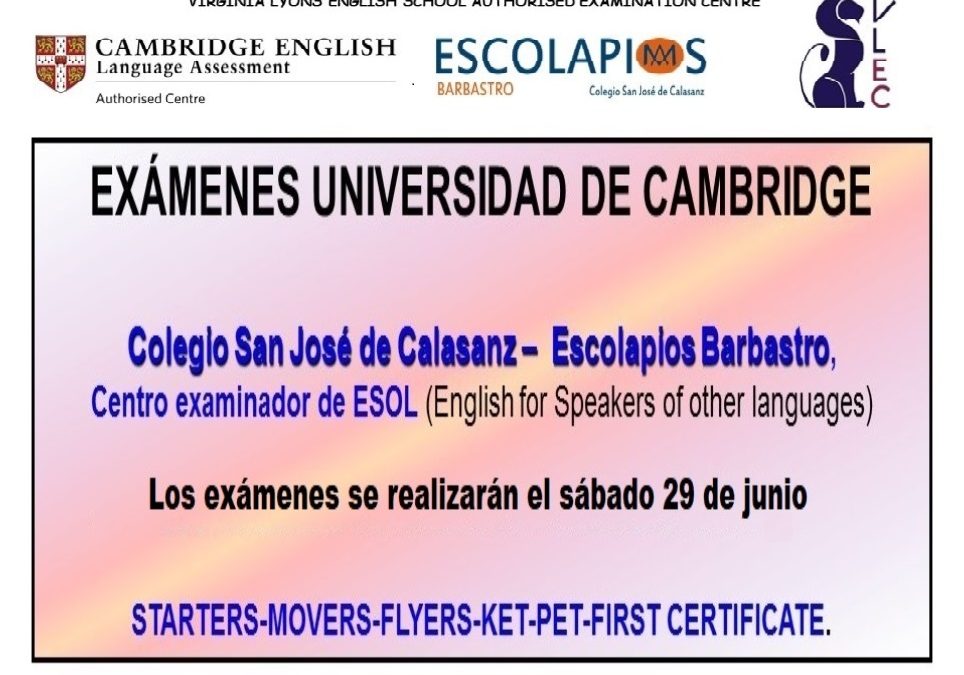 EXÁMENES CAMBRIDGE