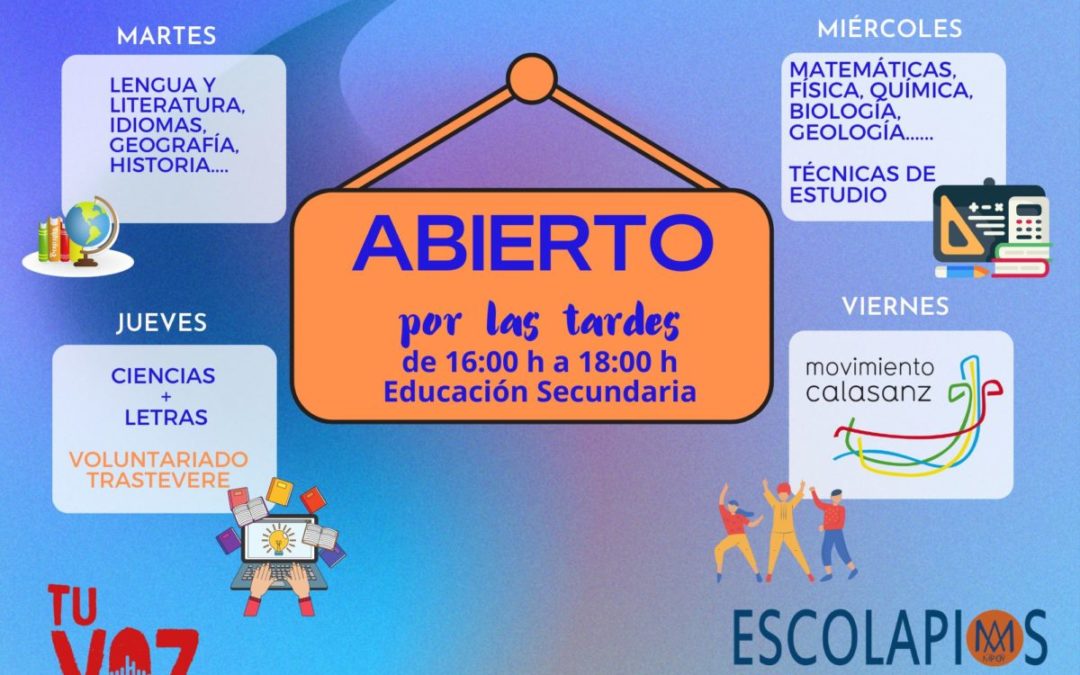 PROGRAMA DE TARDES EDUCACIÓN SECUNDARIA